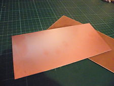 95 x 203mm Copper Clad PCB FR4 Laminate Single Side High Quality Board